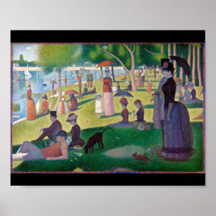 Póster A Sunday Afternoon at La Grande Jatte, Seurat
