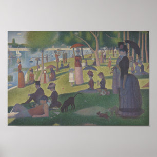Póster A Sunday on La Grande Jatte by Seurat Wall Art