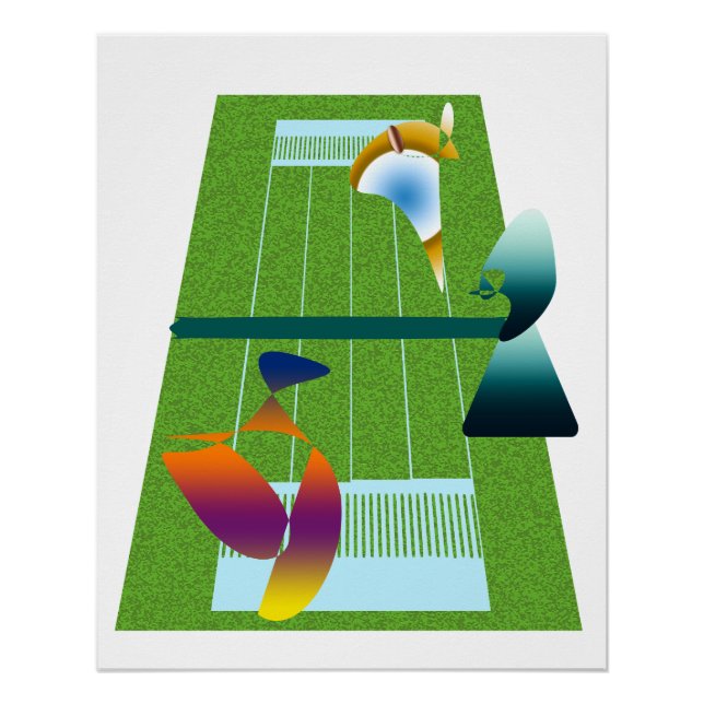 Póster A Surreal Tennis Match (Anverso)