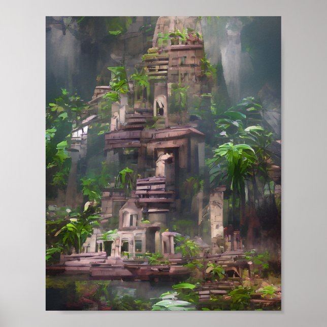 Póster A temple poster (Frente)