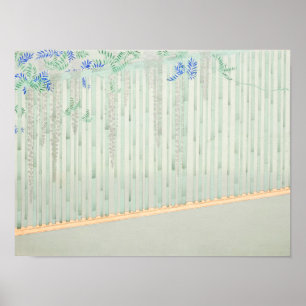 Póster "A Thousand Grasses 3“ Kamisaka Sekka Ukiyo-E  