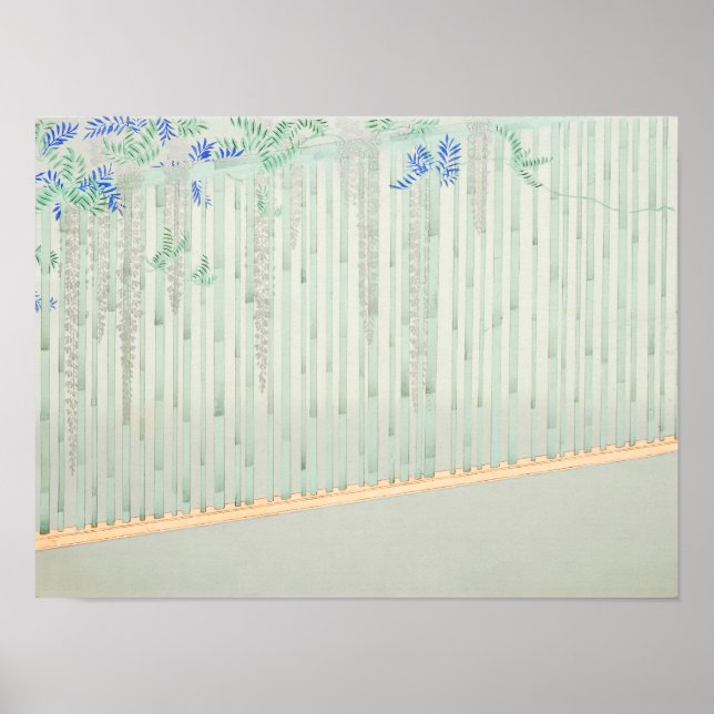 Póster "A Thousand Grasses 3“ Kamisaka Sekka Ukiyo-E   (Frente)