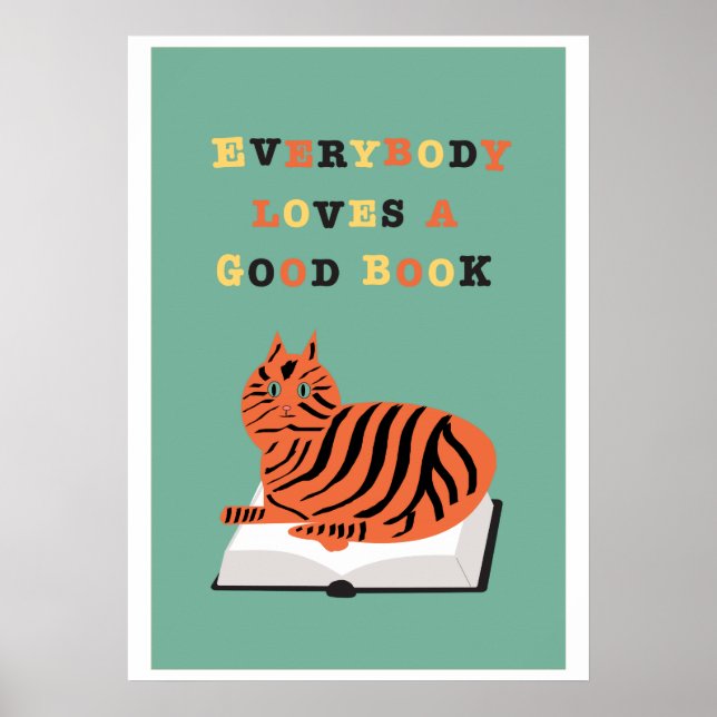 Póster A todo el mundo le encanta un buen Poster de libro (Frente)