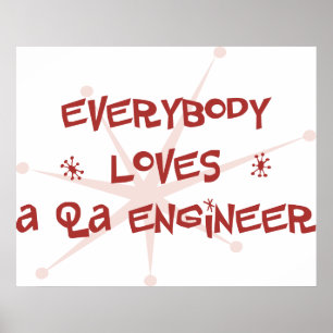 Póster A Todos Les Encanta Un Ingeniero De QA