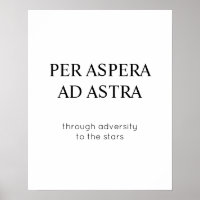 A Través De La Adversidad A Las Estrellas Poster D