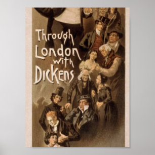 Póster A través de Londres con Dickens, 'Frank Oakes Rose