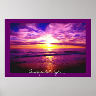 Póster A través de los ojos de Dios
