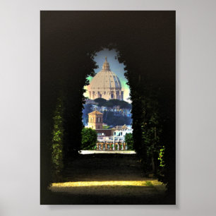 Póster A través del agujero de la llave