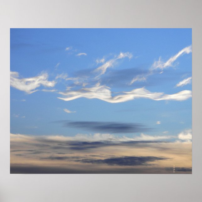 Póster A través del cielo...... (Frente)