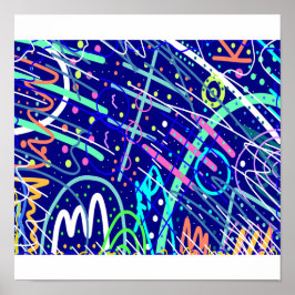Póster A través del cielo nocturno