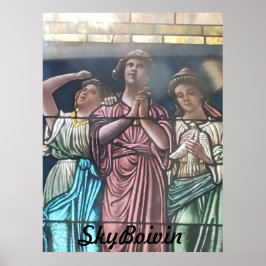 Póster a través del cristal