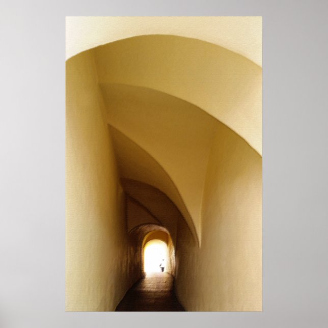 Póster a través del túnel (Frente)
