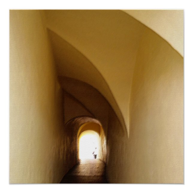 Póster a través del túnel (Anverso)