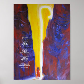 Póster A través del valle