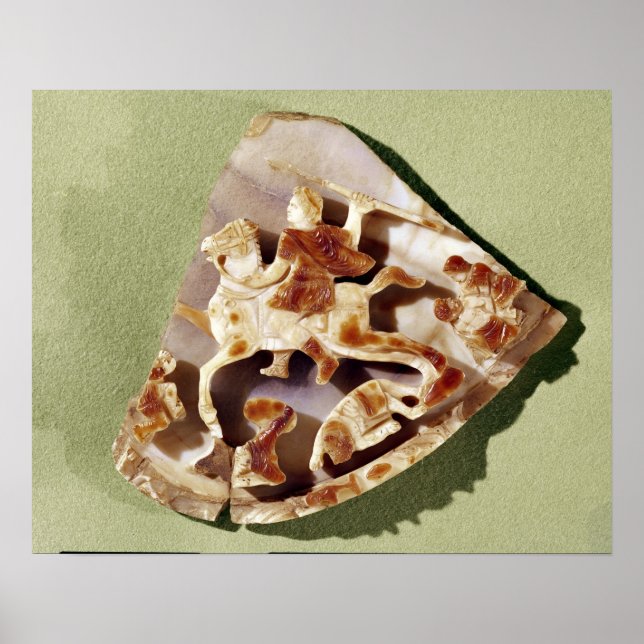 Póster A triumphant emperor trampling barbarians (Frente)