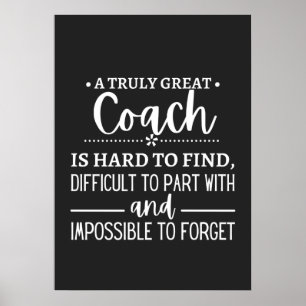 Póster A Truly Great Coach is hard find