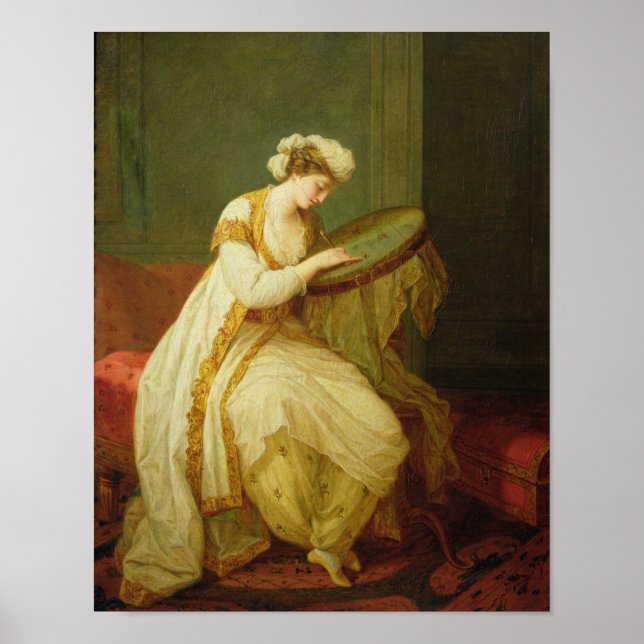 Póster A Turkish Woman, 1773 (Frente)
