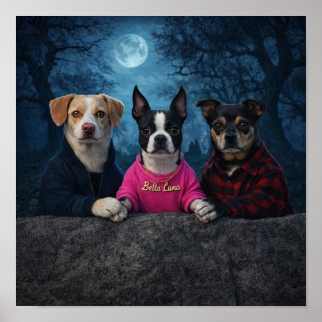 Póster "A Twilight Triangle" (Frente)