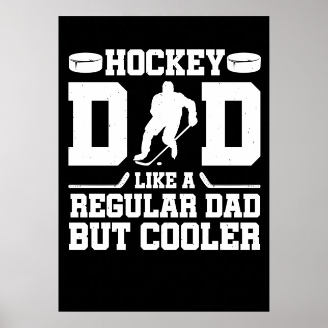 Póster A Un Padre De Hockey Le Gusta Un Padre Regular Per (Frente)