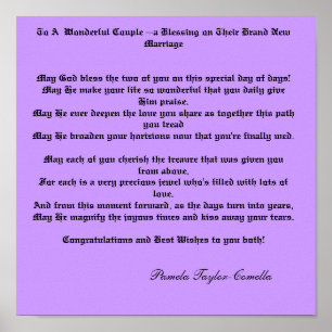 Póster A una Maravillosa Pareja