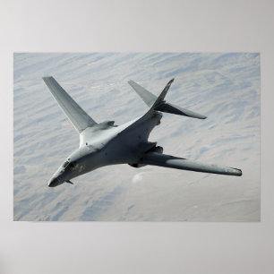 Póster A US Air Force B-1B Lancer on a combat patrol 2