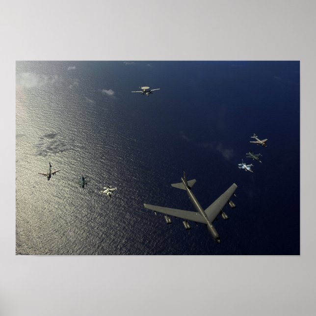 Póster A US Air Force B-52 Stratofortress aircraft (Frente)