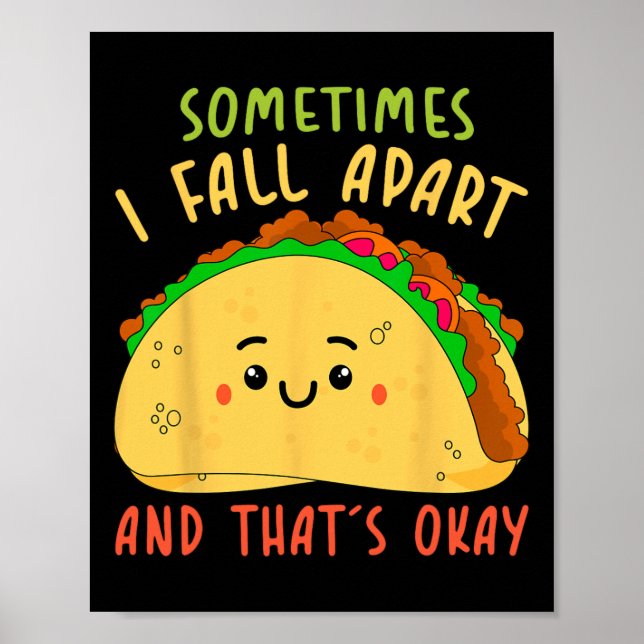 Póster A veces me desmorono Fiesta mexicano Cinco De Mayo (Frente)