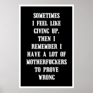 PÓSTER A VECES ME SIENTO COMO RENUNCIARME, ENTONCES RECUE