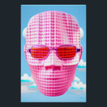 Póster A veces simplemente cae de un cielo azul<br><div class="desc">A veces simplemente cae de un cielo azul. 2023,  Ken Gage. Arte digital: surrealismo pop.</div>