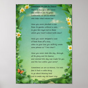 Póster A Veces Somos Como Ladrones