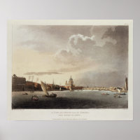 A View of London from the Thames, 1809