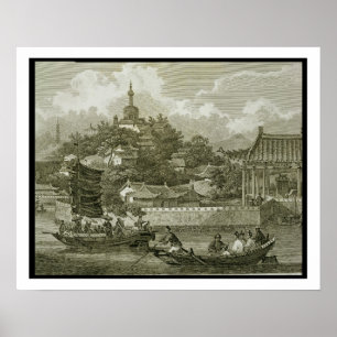 Póster A View of the Gardens of the Imperial Palace, Peki