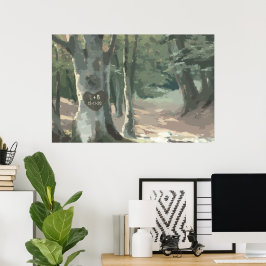 Póster A Walk in the Woods: Personalized Tree Carving