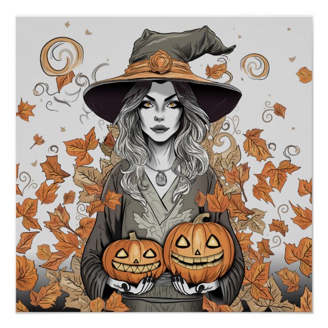 Póster A witch's love (Anverso)