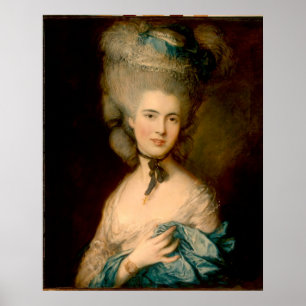 Póster A Woman in Blue