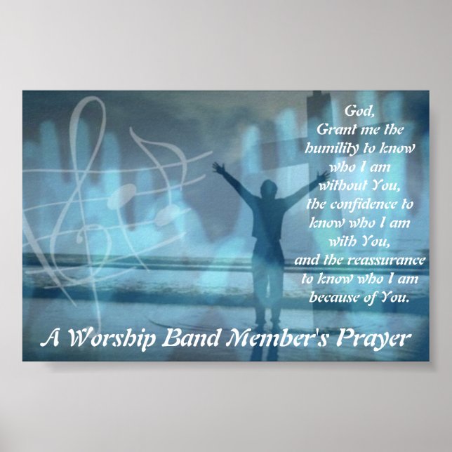 Póster A Worship Band Member's Prayer (Frente)