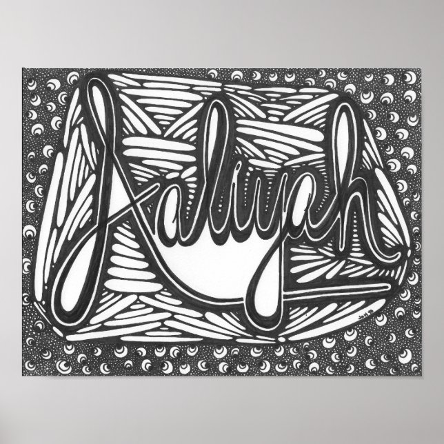 Póster Aaliyah (Frente)