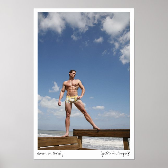 Póster Aaron en el cielo por Lee Vandergrift (Frente)