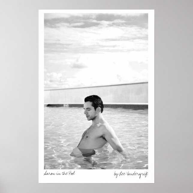 Póster Aaron in the Pool (Frente)