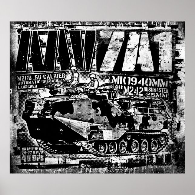 Póster AAV-7A1 Poster Poster (Frente)