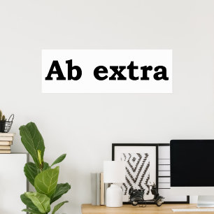 Póster Ab extra