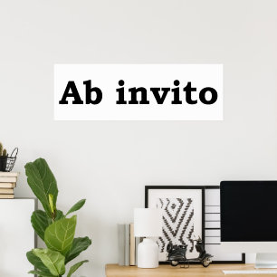 Póster Ab invito