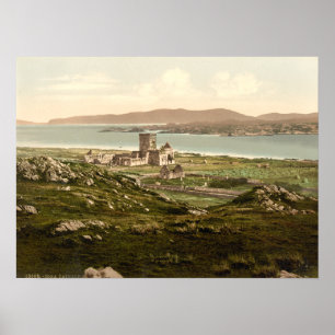 Póster Abadía de Iona, Argyll y Bute, Escocia