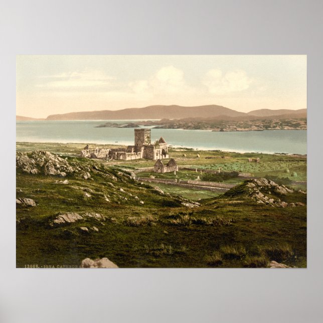 Póster Abadía de Iona, Argyll y Bute, Escocia (Frente)