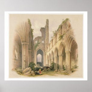 Póster Abadía de Kirkstall, Nave y Coro, de 'The Mon