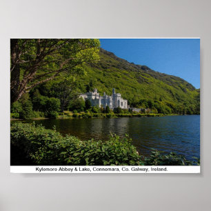 Póster Abadía de Kylemore, Connemara, Co. Galway Irlanda