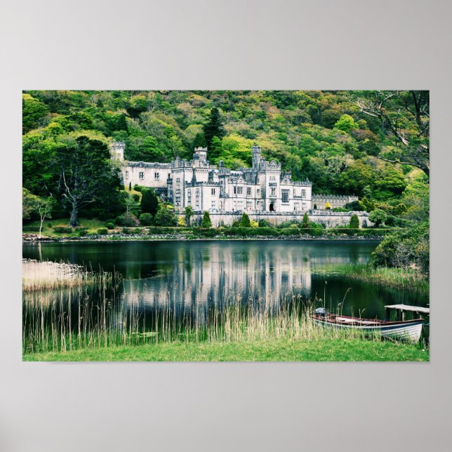 Póster Abadía de Kylemore Irlanda (Frente)