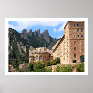 Póster Abadía de Montserrat