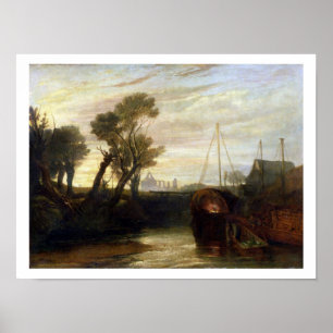 Póster Abadía de Newark, 1807 (aceite en lona)