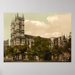 Póster Abadía de Westminster, Londres, Inglaterra
